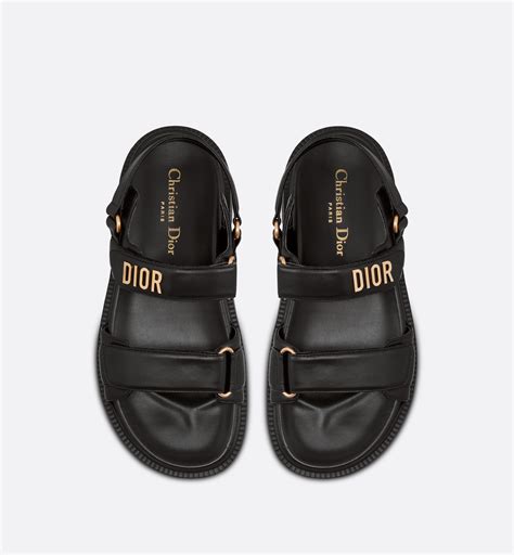 dior double strap sandals|dior black sandals.